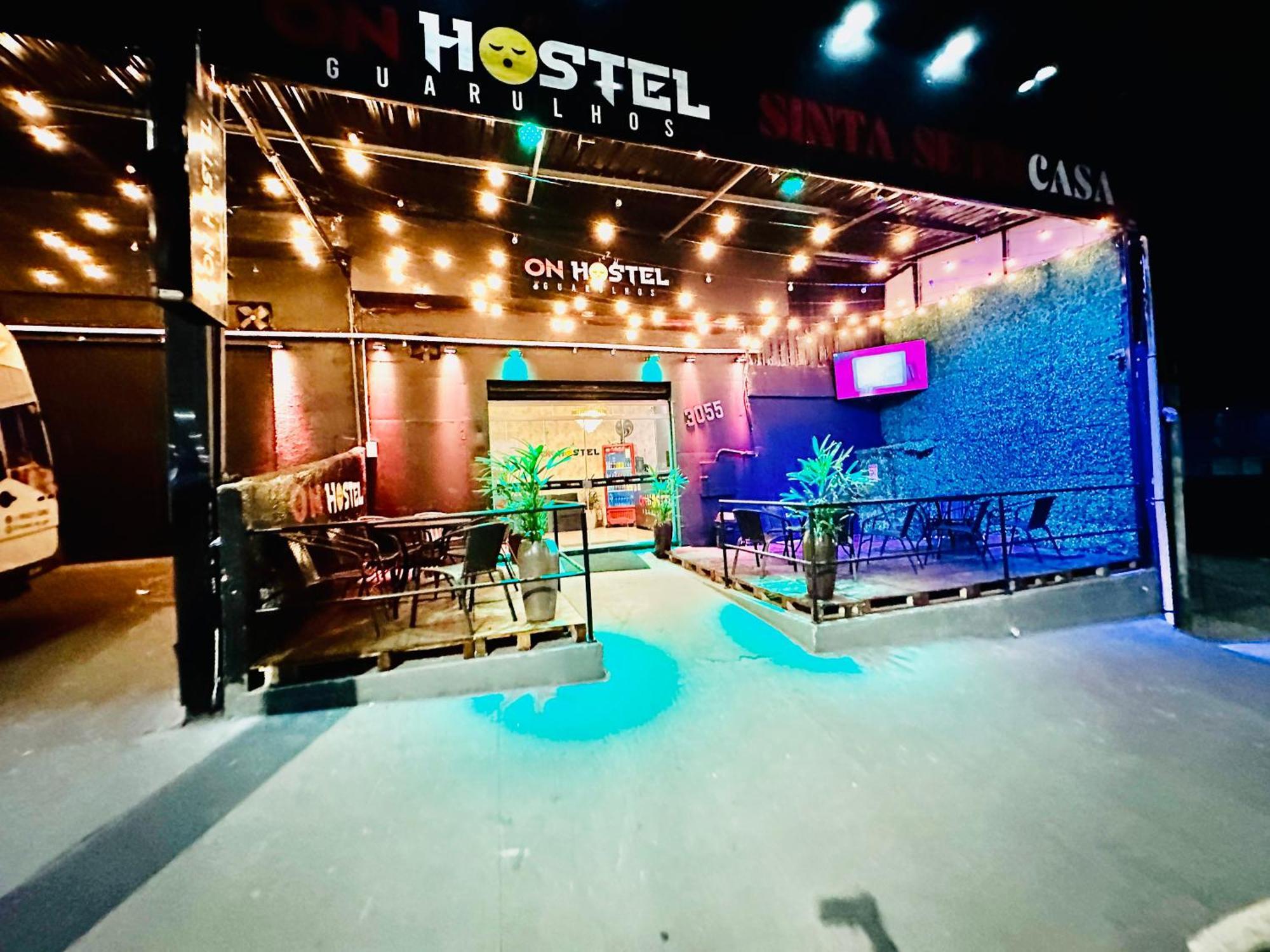 On Hostel II Gru Aeroporto Translado 24 Hs Guarulhos Eksteriør billede
