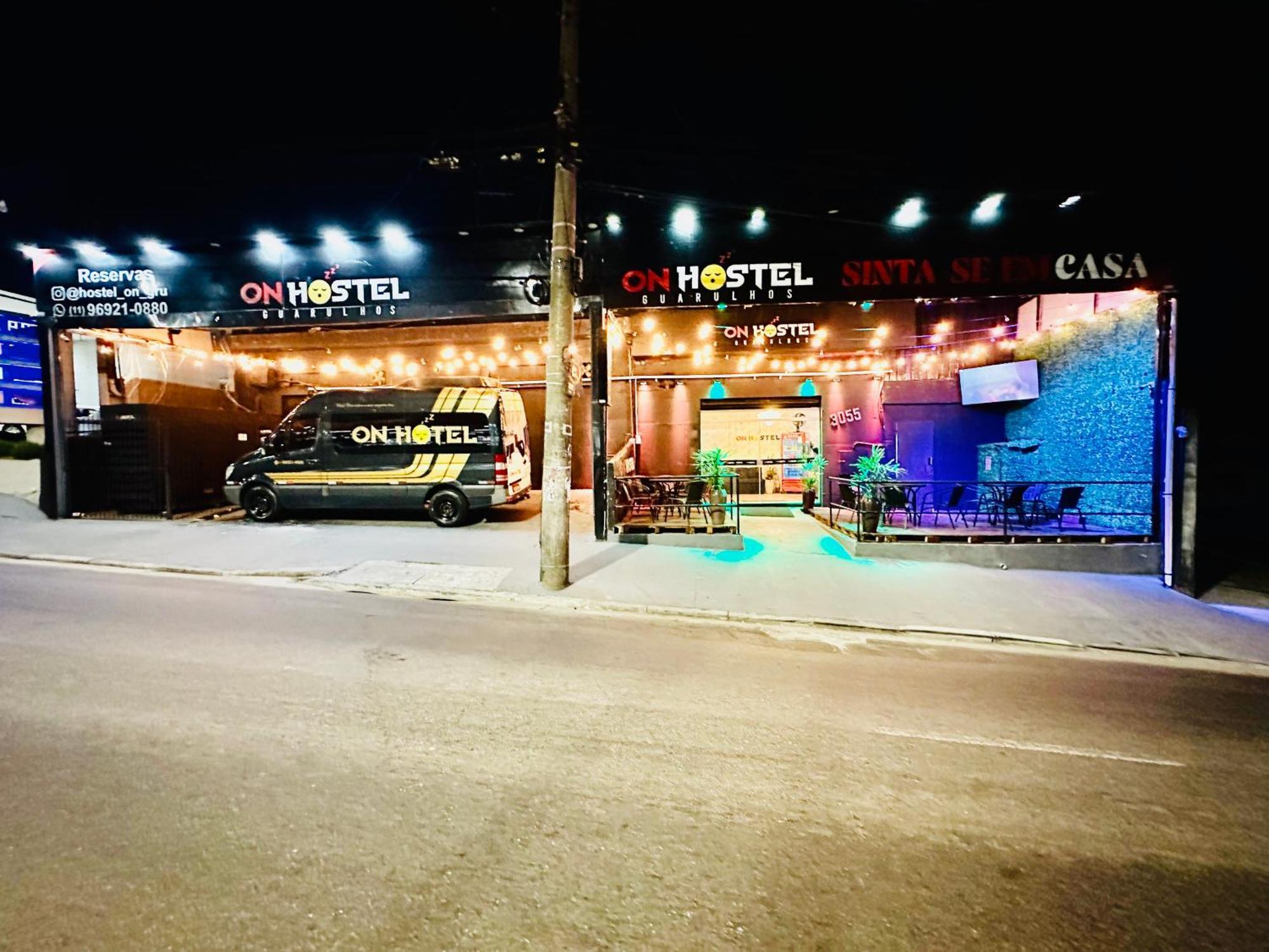 On Hostel II Gru Aeroporto Translado 24 Hs Guarulhos Eksteriør billede